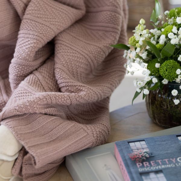 The Travelwrap Company Blossom Baby Pink Cashmere Wrap
