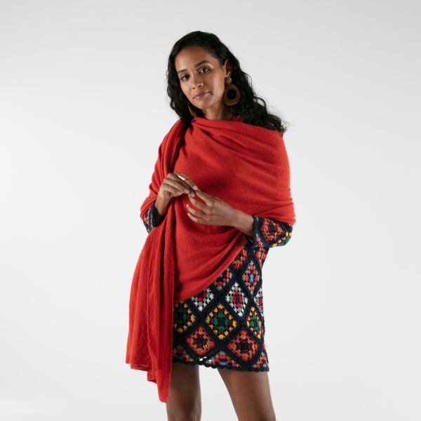 The Travelwrap Company Blossom Baby Pink Cashmere Wrap